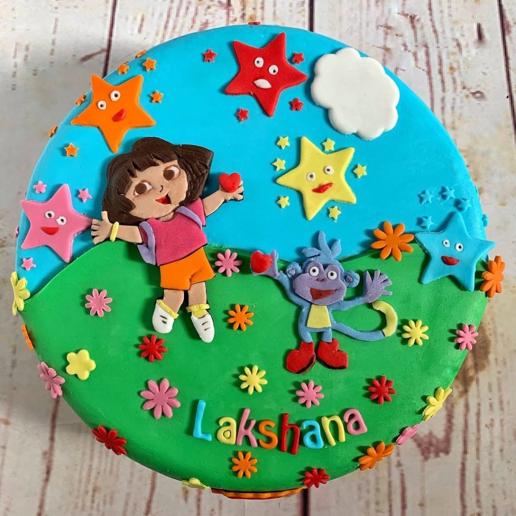 Detail Cake Gambar Dora Nomer 5