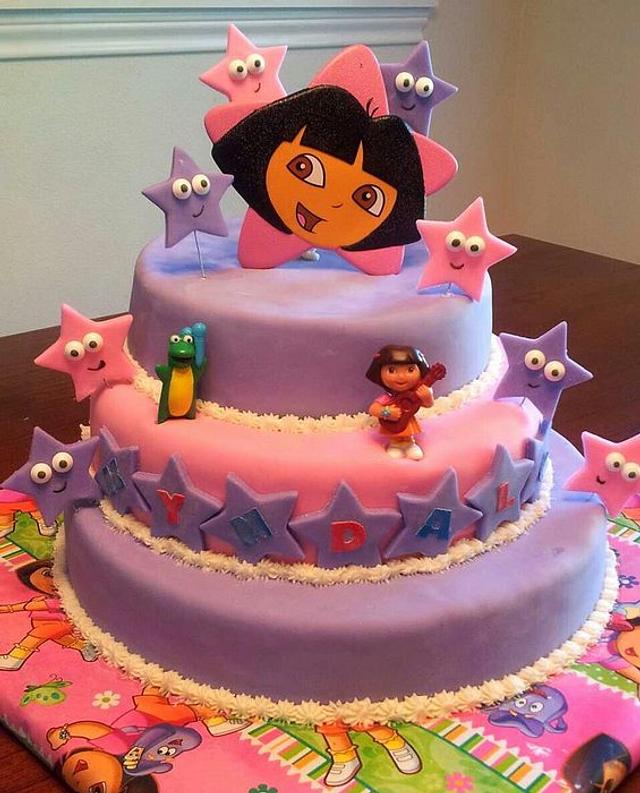 Detail Cake Gambar Dora Nomer 8