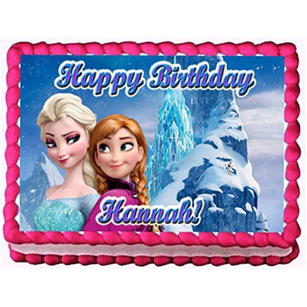 Detail Cake Gambar Frozen Frozen Edible Print Cake Nomer 51