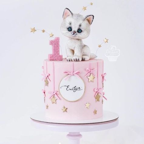 Detail Cake Gambar Kucing Nomer 15