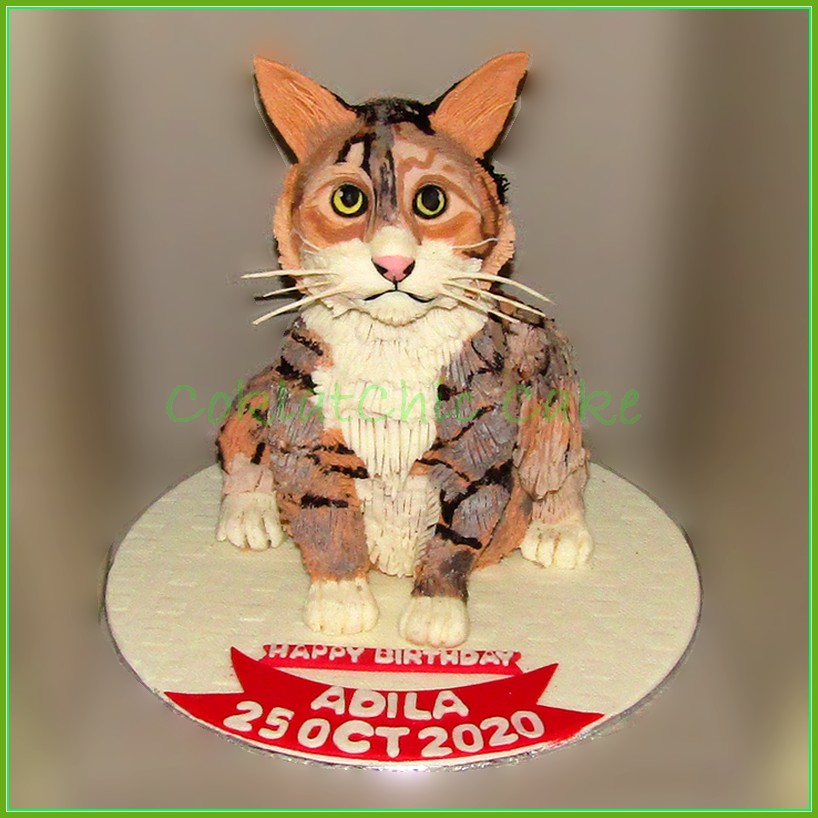 Detail Cake Gambar Kucing Nomer 16