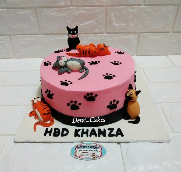 Detail Cake Gambar Kucing Nomer 24