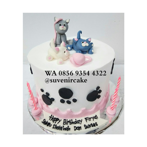 Detail Cake Gambar Kucing Nomer 53