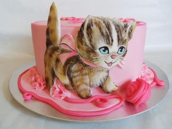 Detail Cake Gambar Kucing Nomer 8