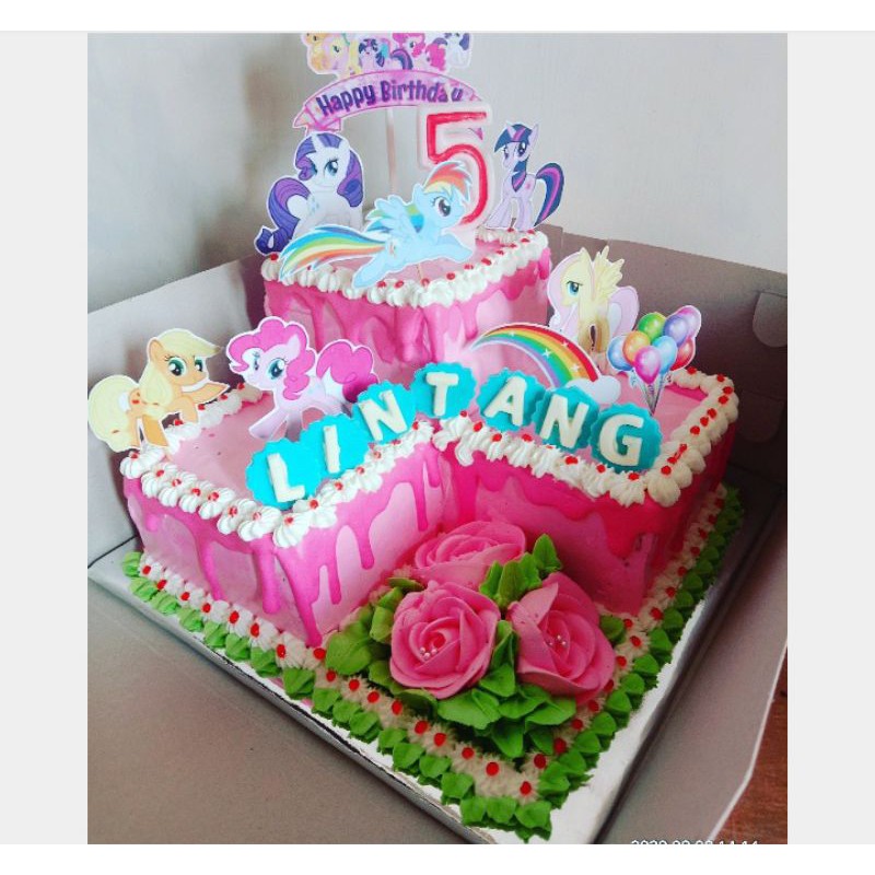 Detail Cake Gambar Kuda Poni Nomer 18