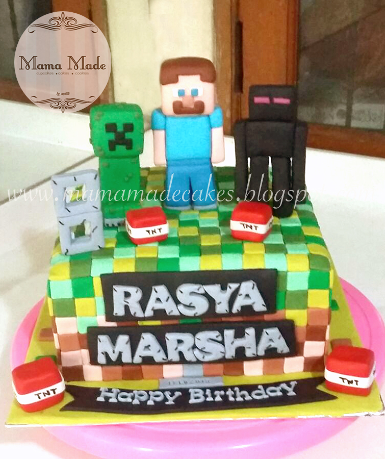 Detail Cake Gambar Minecraft Nomer 16