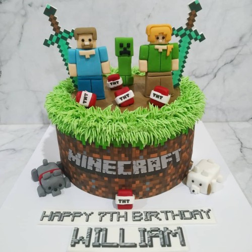 Detail Cake Gambar Minecraft Nomer 19