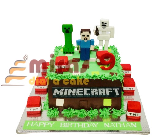 Detail Cake Gambar Minecraft Nomer 22