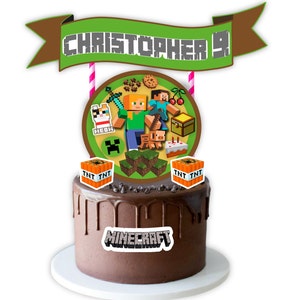 Detail Cake Gambar Minecraft Nomer 29