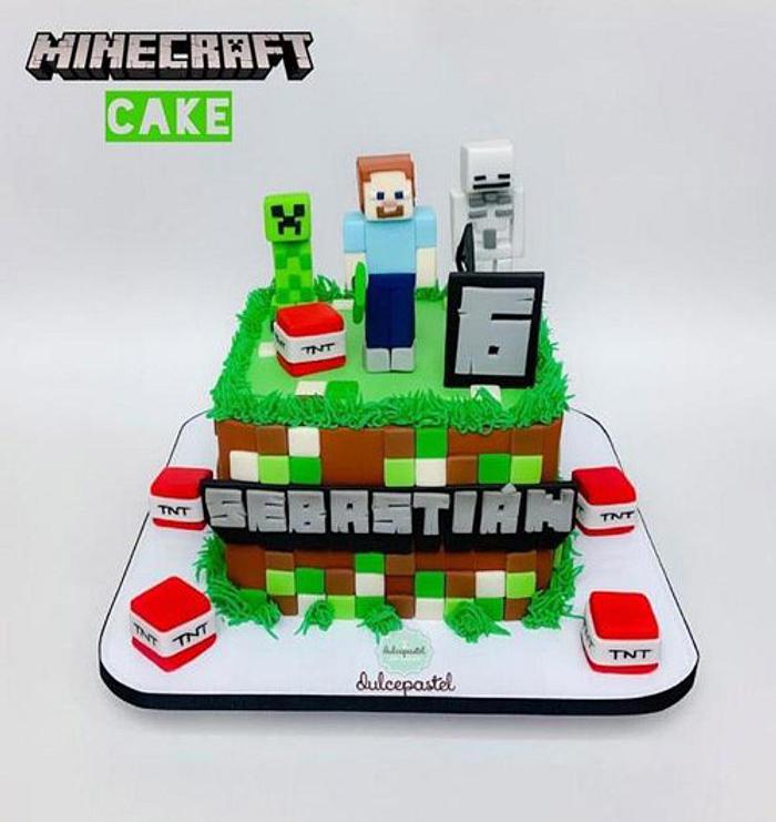 Detail Cake Gambar Minecraft Nomer 41