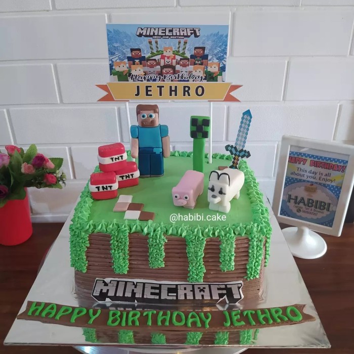 Detail Cake Gambar Minecraft Nomer 50