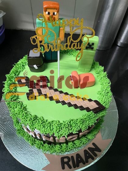 Detail Cake Gambar Minecraft Nomer 10