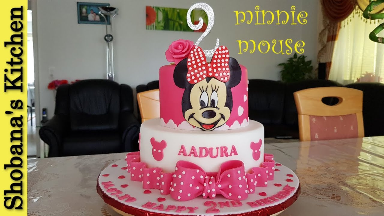 Detail Cake Gambar Minnie Mouse Nomer 35