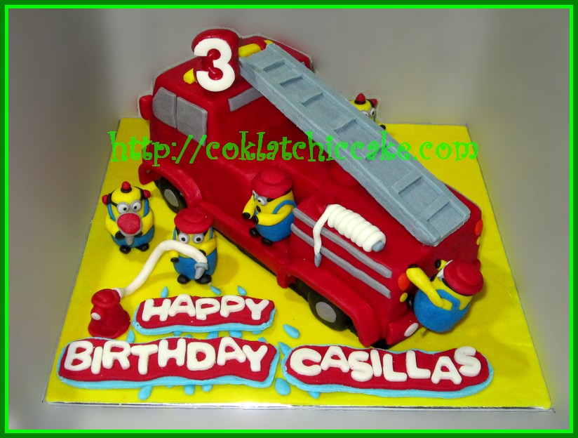 Detail Cake Gambar Mobil Pemadam Kebakaran Nomer 12