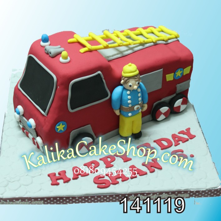 Detail Cake Gambar Mobil Pemadam Kebakaran Nomer 22