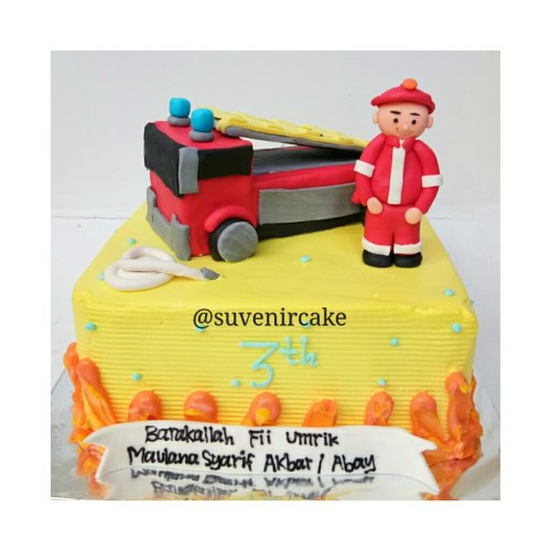 Detail Cake Gambar Mobil Pemadam Kebakaran Nomer 8