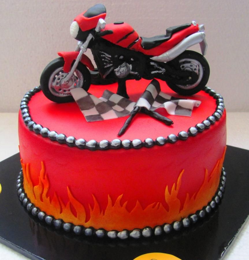 Cake Gambar Motor - KibrisPDR