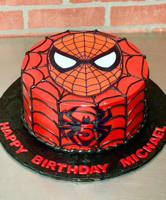 Detail Cake Gambar Spiderman Nomer 15