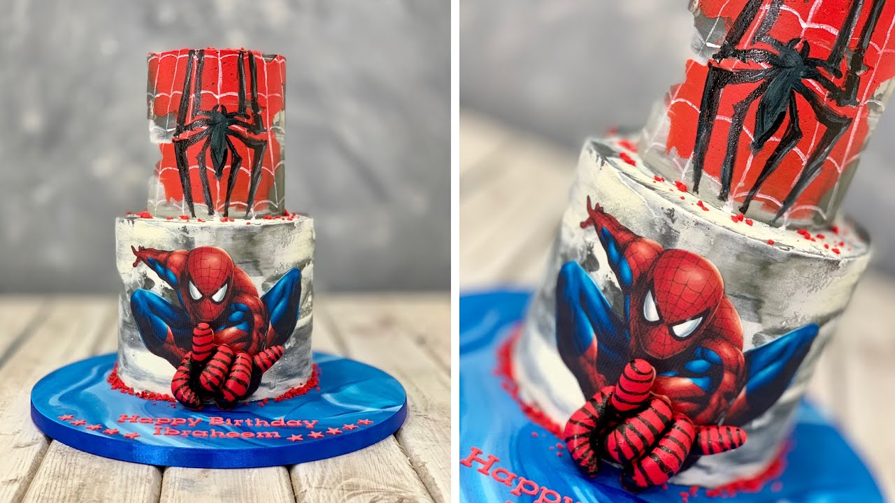 Detail Cake Gambar Spiderman Nomer 44