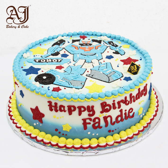 Detail Cake Gambar Tobot Nomer 4