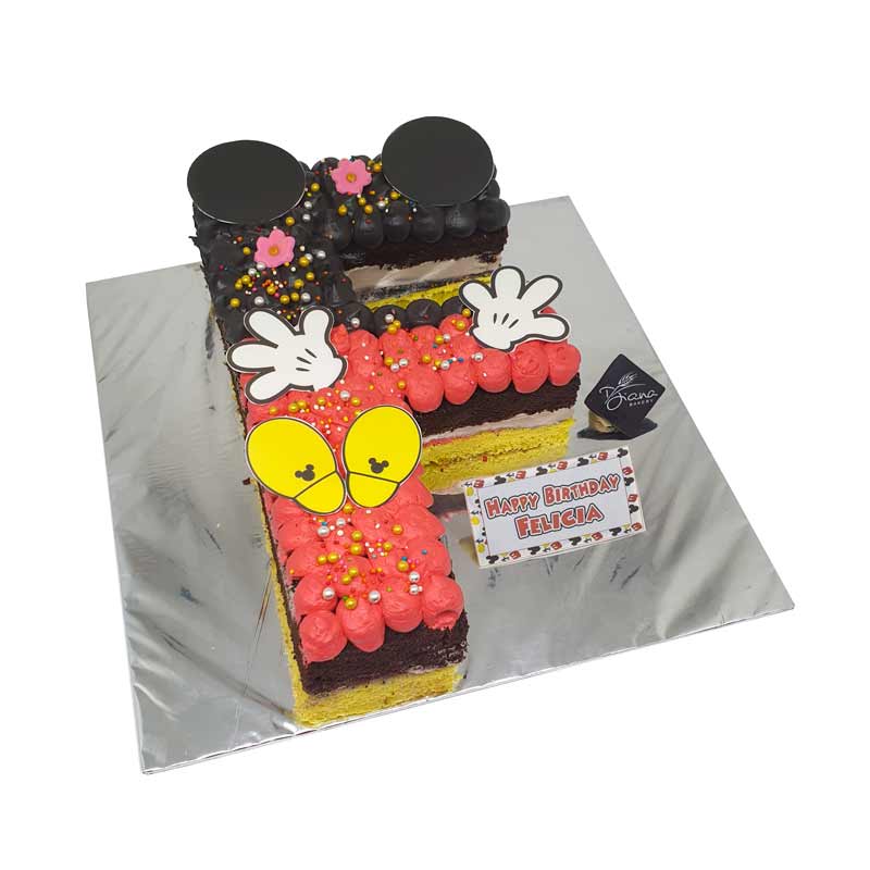 Detail Cake Huruf R Nomer 32