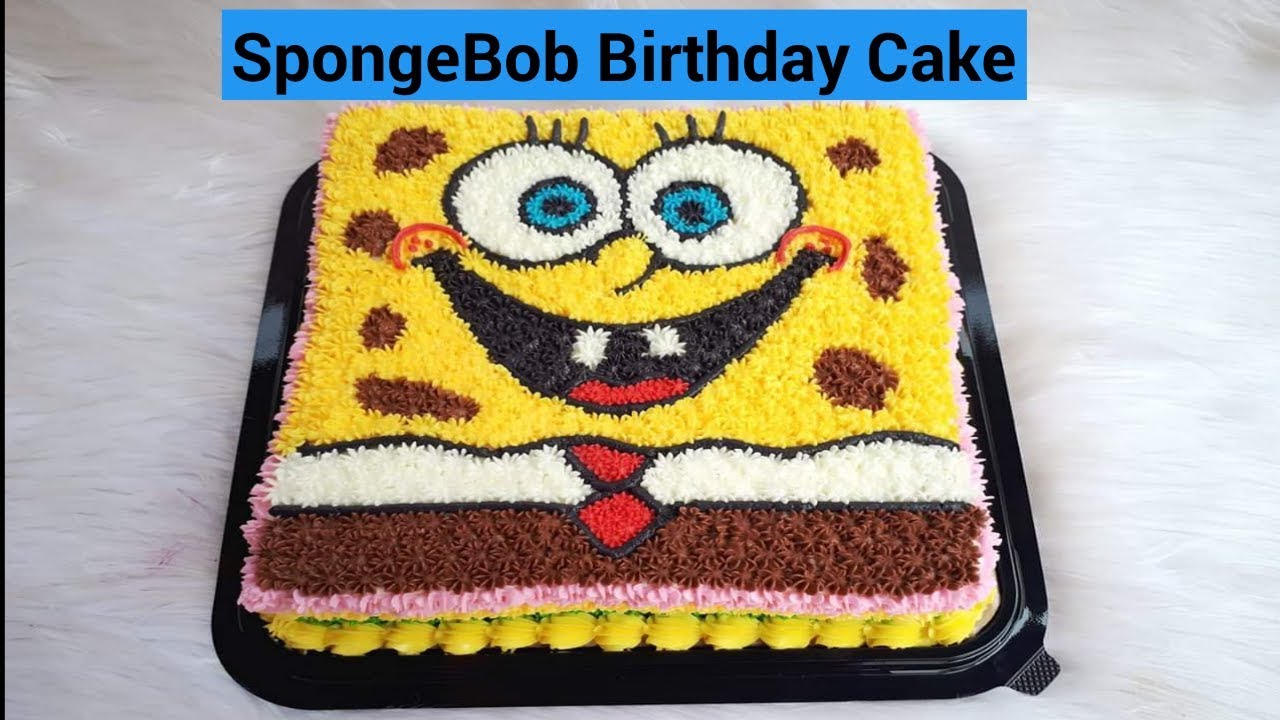 Detail Cake Karakter Spongebob Nomer 13