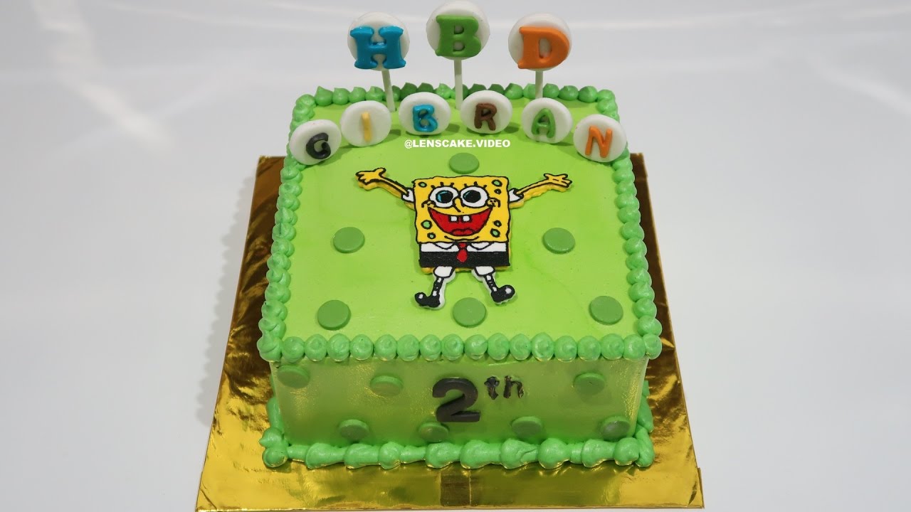 Detail Cake Karakter Spongebob Nomer 14