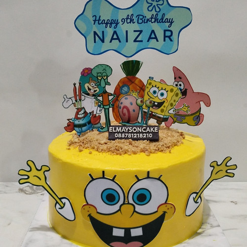 Detail Cake Karakter Spongebob Nomer 17