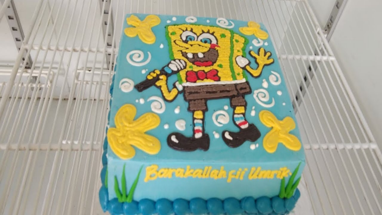Detail Cake Karakter Spongebob Nomer 8