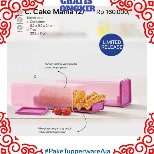 Detail Cake Mania Tupperware Nomer 13