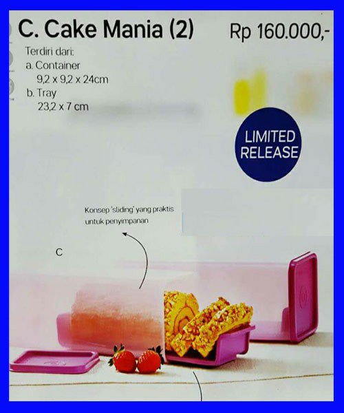 Detail Cake Mania Tupperware Nomer 8