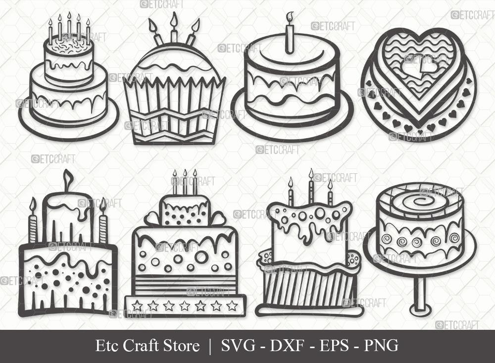 Detail Cake Outline Png Nomer 46