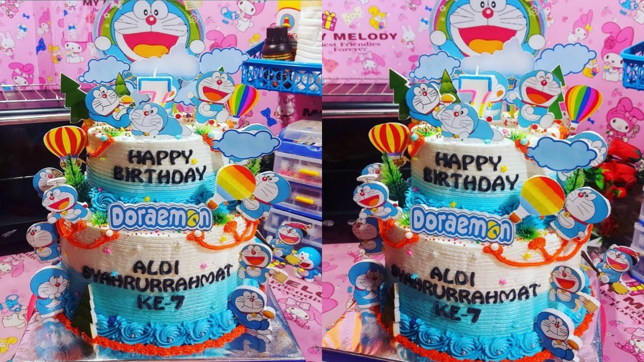 Detail Cake Ulang Tahun Doraemon Nomer 26