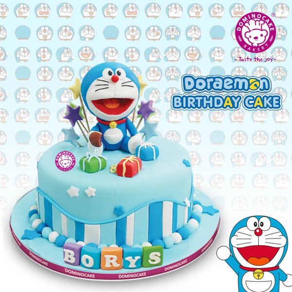 Detail Cake Ulang Tahun Doraemon Nomer 4