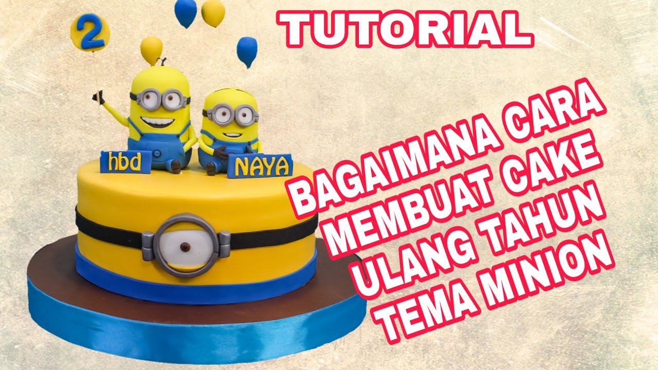 Detail Cake Ulang Tahun Minion Nomer 41