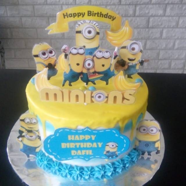 Detail Cake Ulang Tahun Minion Nomer 7