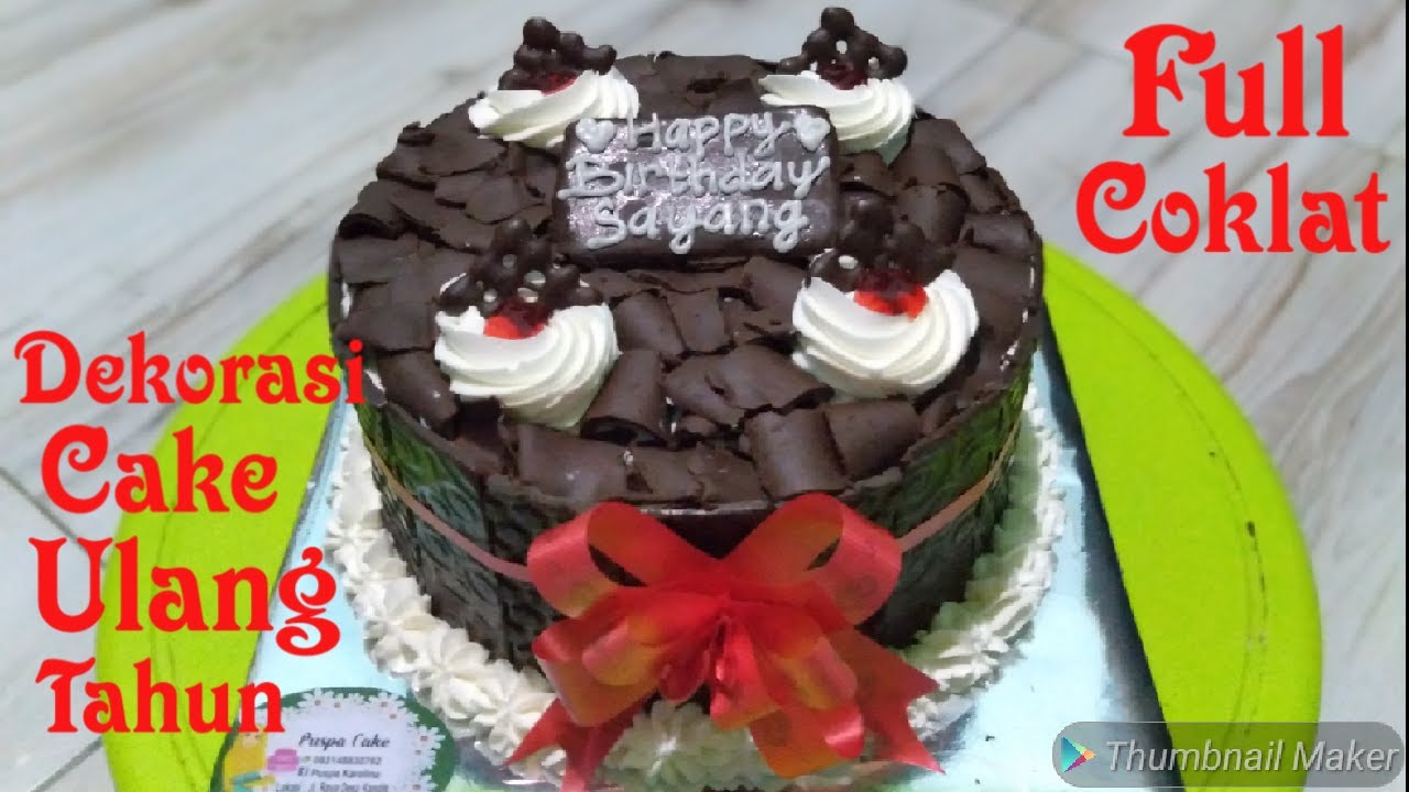 Detail Cake Ultah Full Coklat Nomer 9