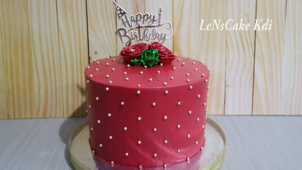 Detail Cake Ultah Simple Elegan Nomer 7