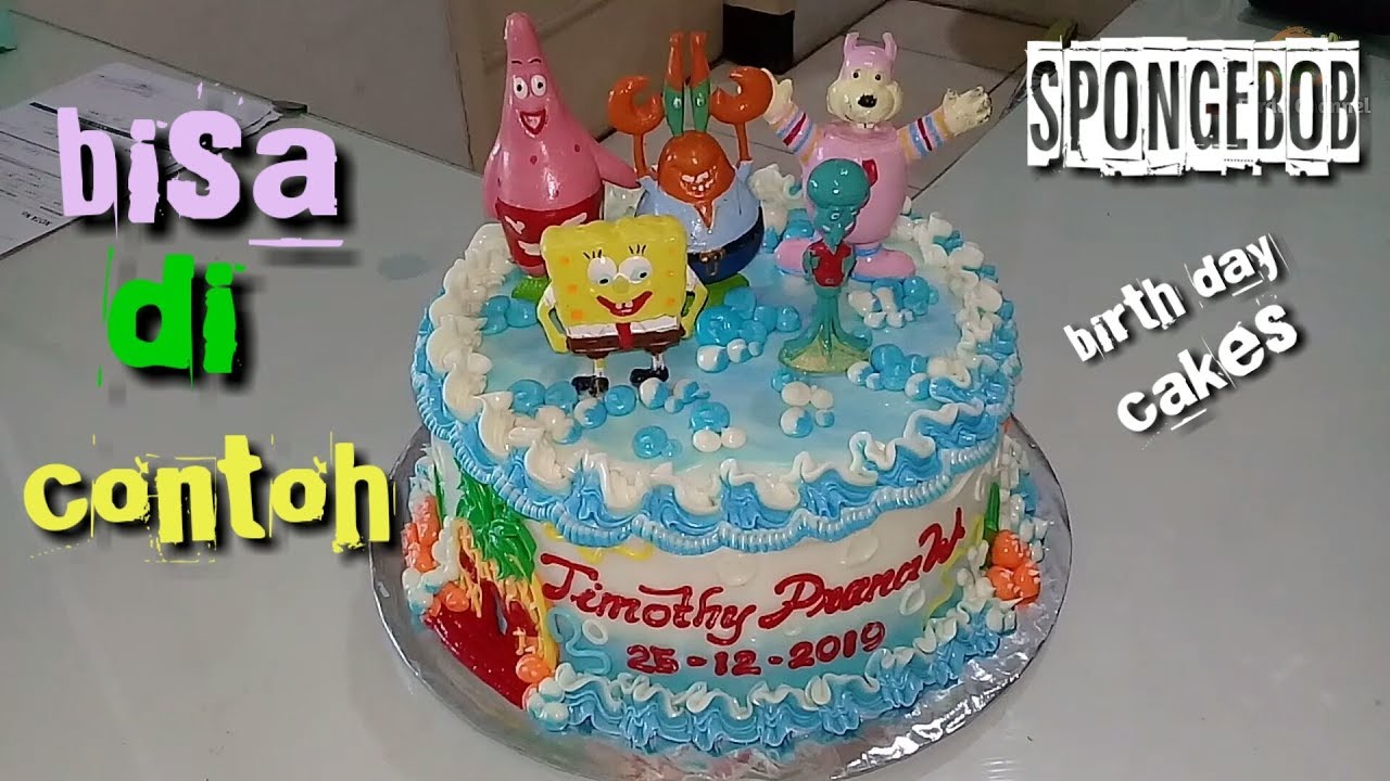 Detail Cake Ultah Spongebob Nomer 12