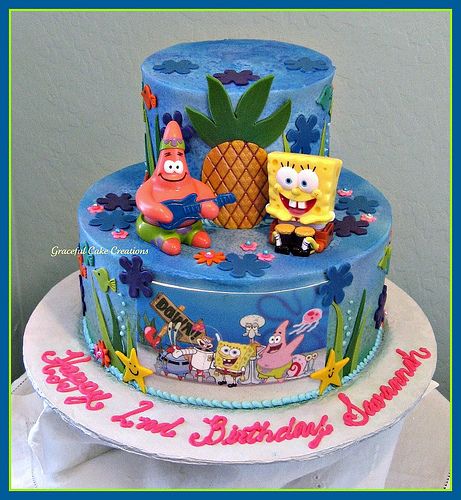 Detail Cake Ultah Spongebob Nomer 13