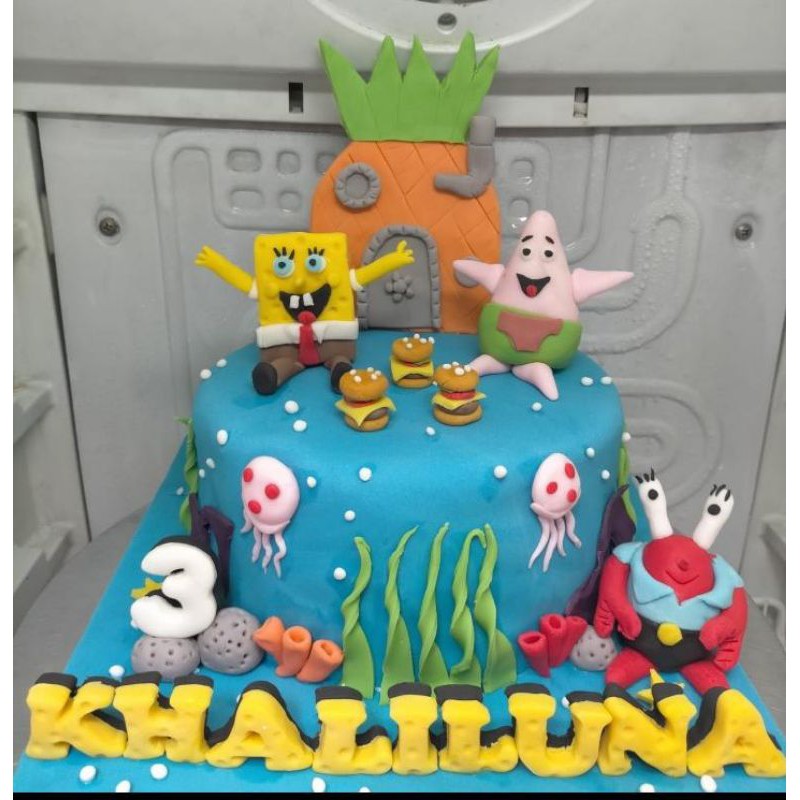 Detail Cake Ultah Spongebob Nomer 15