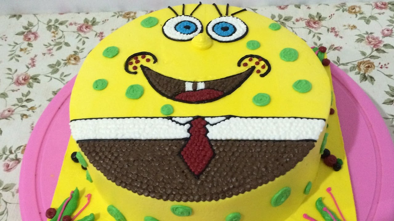 Detail Cake Ultah Spongebob Nomer 21