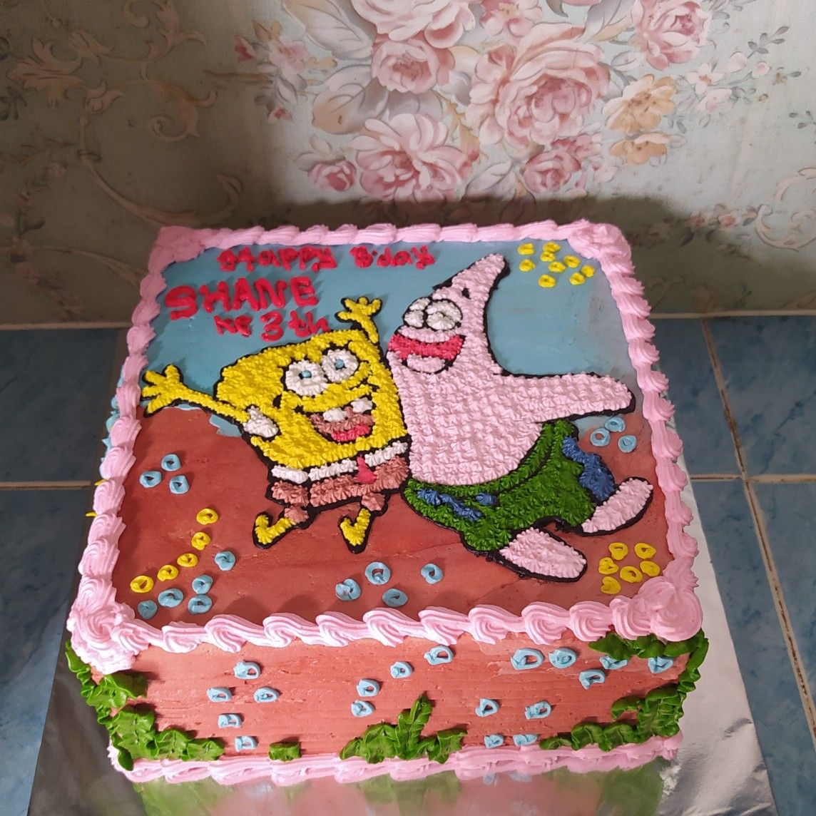 Detail Cake Ultah Spongebob Nomer 28