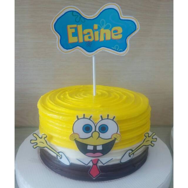 Detail Cake Ultah Spongebob Nomer 30