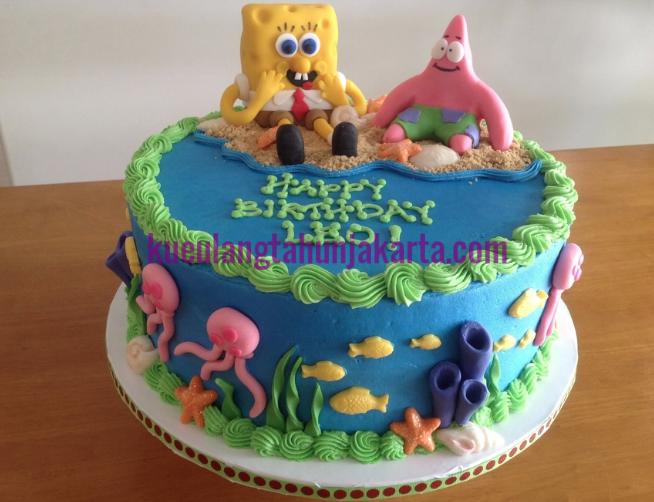 Detail Cake Ultah Spongebob Nomer 32