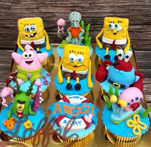 Detail Cake Ultah Spongebob Nomer 36