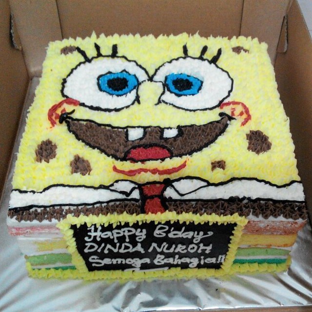 Detail Cake Ultah Spongebob Nomer 38