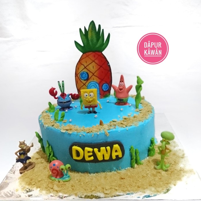 Detail Cake Ultah Spongebob Nomer 46