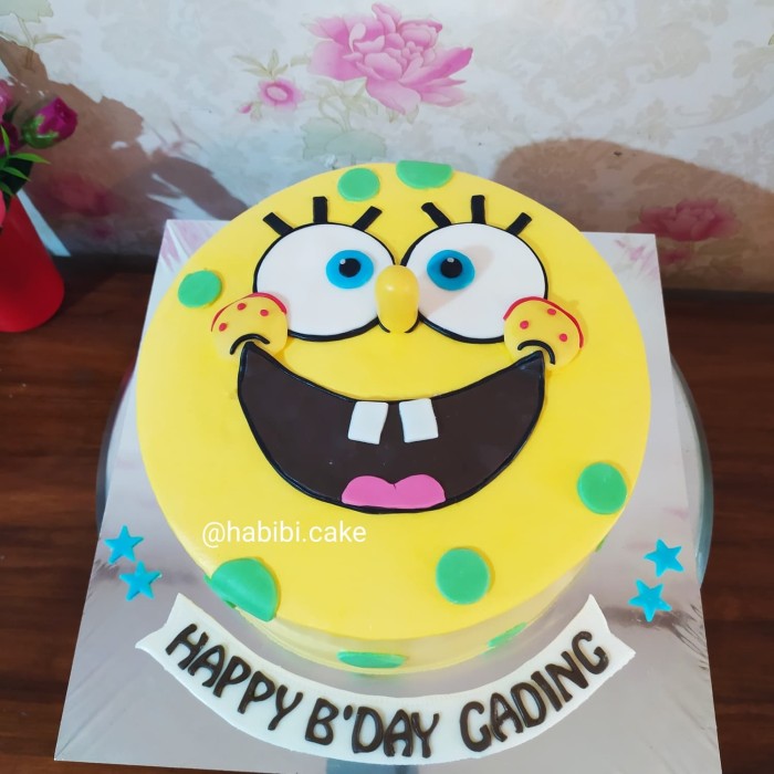 Detail Cake Ultah Spongebob Nomer 6