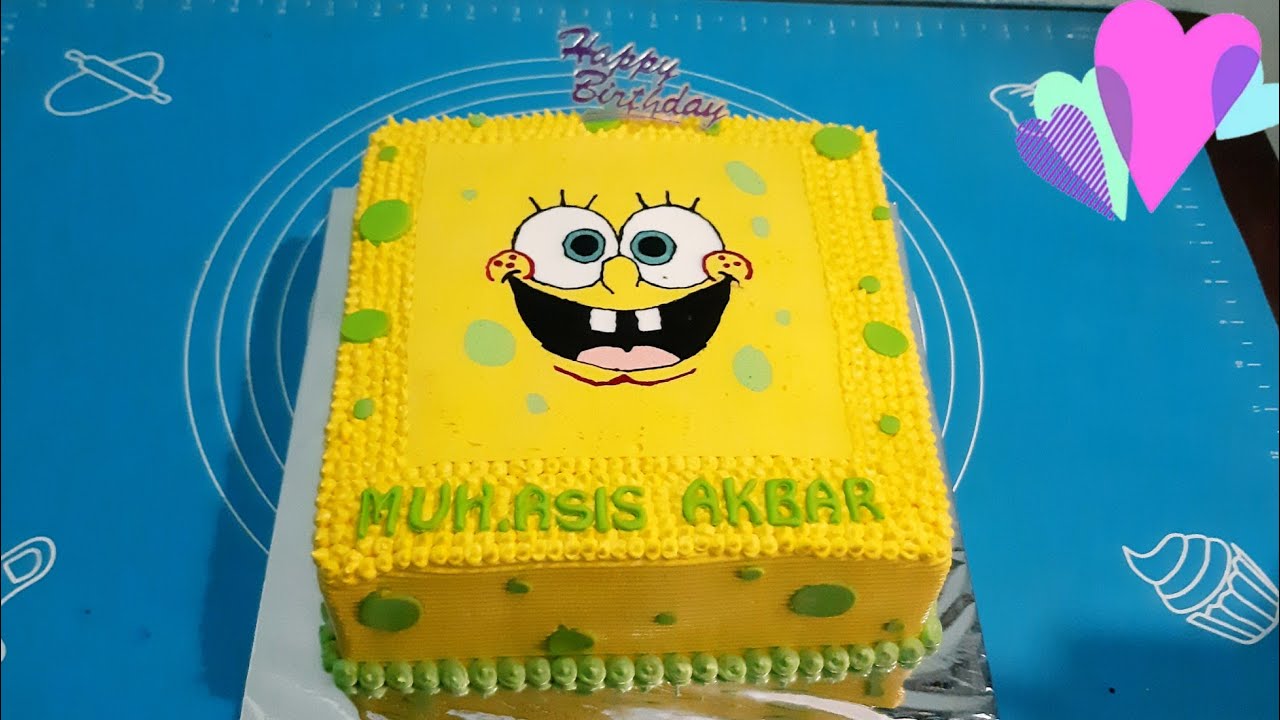 Detail Cake Ultah Spongebob Nomer 49